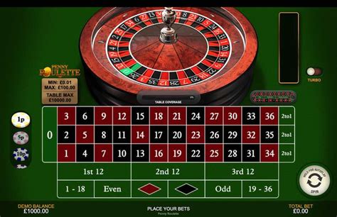 Penny (1p) Roulette (Playtech): Play Free Demo Online .